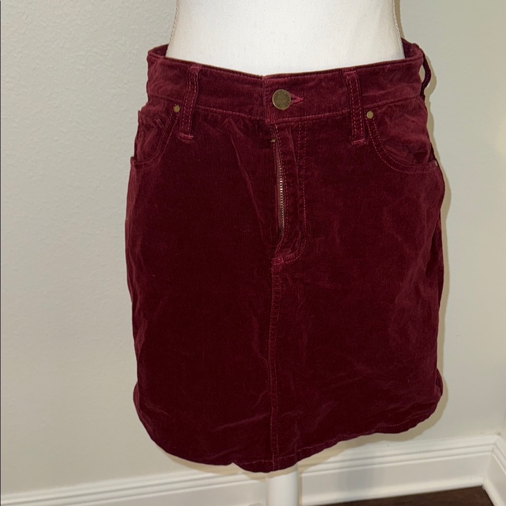Market & Spruce Red Skirt Casual